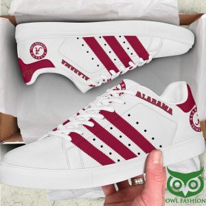 Kirklynnagency Alabama Crimson Tide Football Skate Stan Shoes Sneakes For Men And Women (1)
