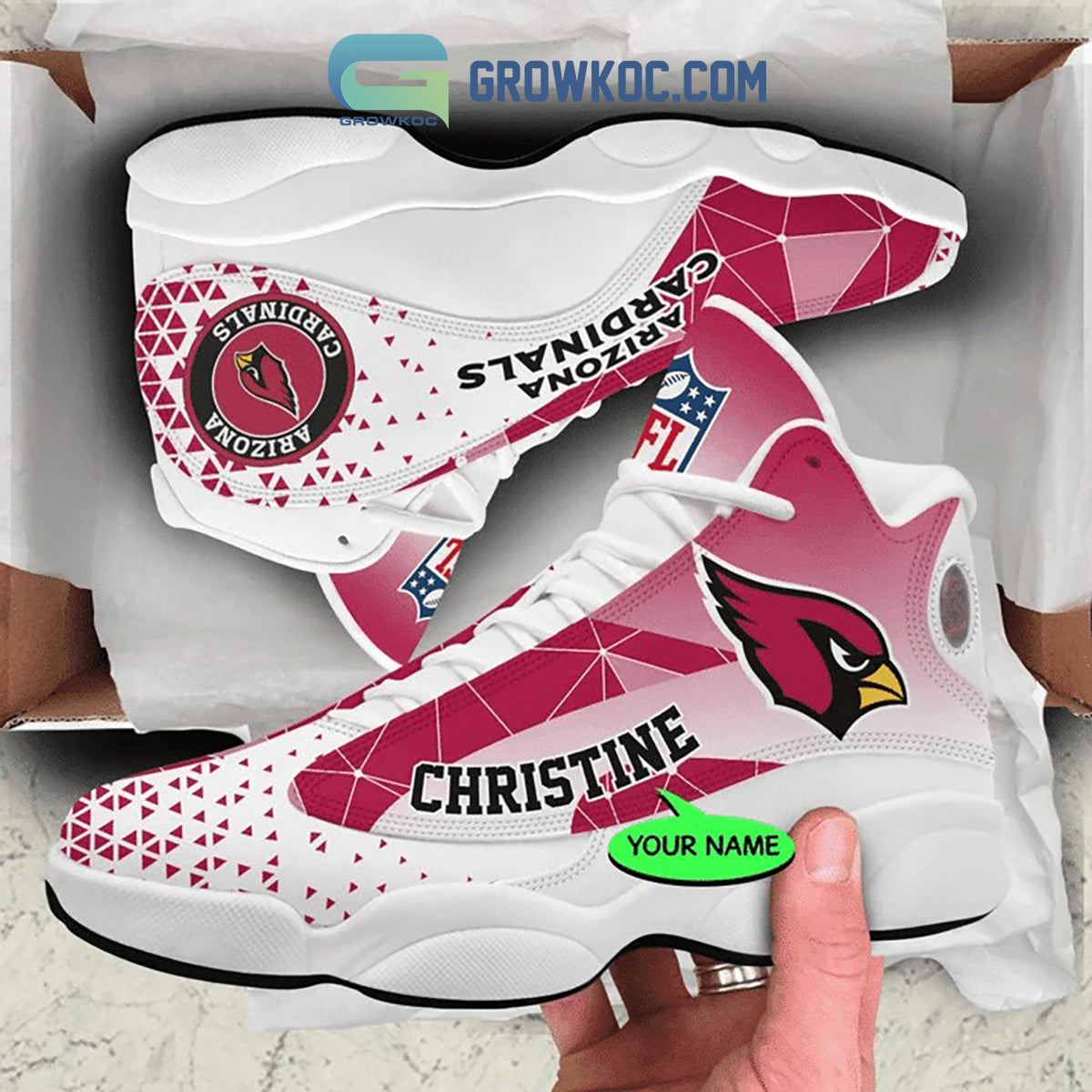 Kirklynnagency Arizona Cardinals AJ13 Sneakers Shoes For Men And Women 5 (1)