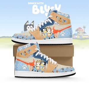Kirklynnagency Bluey AJ1 High Sneakers Shoes For Men And Women 1 (1)