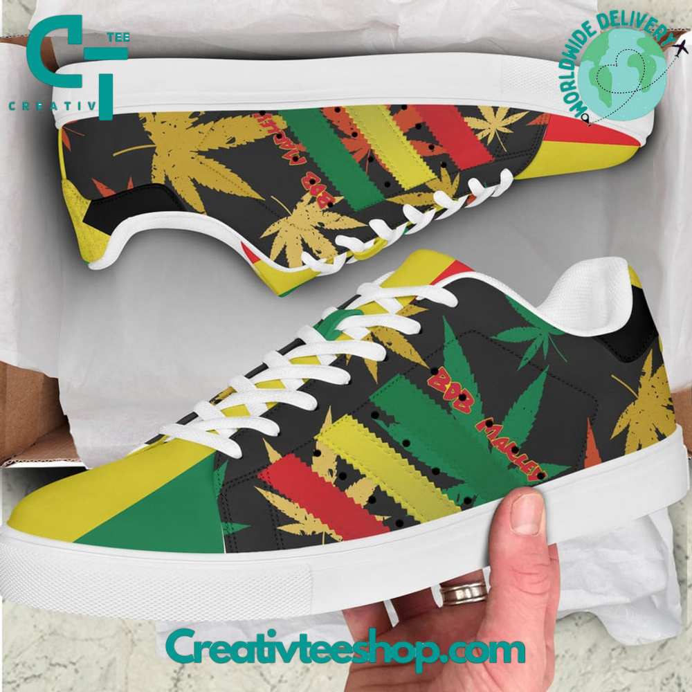 Kirklynnagency Bob Marley Skate Stan Shoes Sneakes For Men And Women 11 (2)