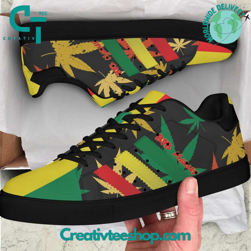 Kirklynnagency Bob Marley Skate Stan Shoes Sneakes For Men And Women 11 (3)