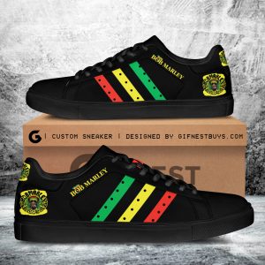 Kirklynnagency Bob Marley Skate Stan Shoes Sneakes For Men And Women 4 (1)