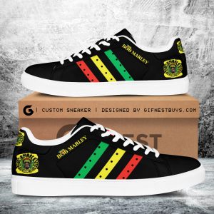 Kirklynnagency Bob Marley Skate Stan Shoes Sneakes For Men And Women 4 (2)