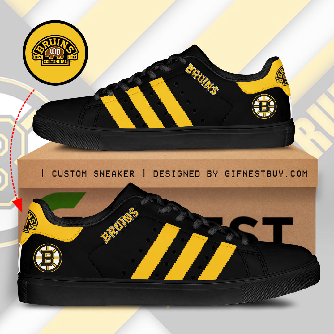 Kirklynnagency Boston Bruins Skate Stan Shoes Sneakes For Men And Women 1 (1)