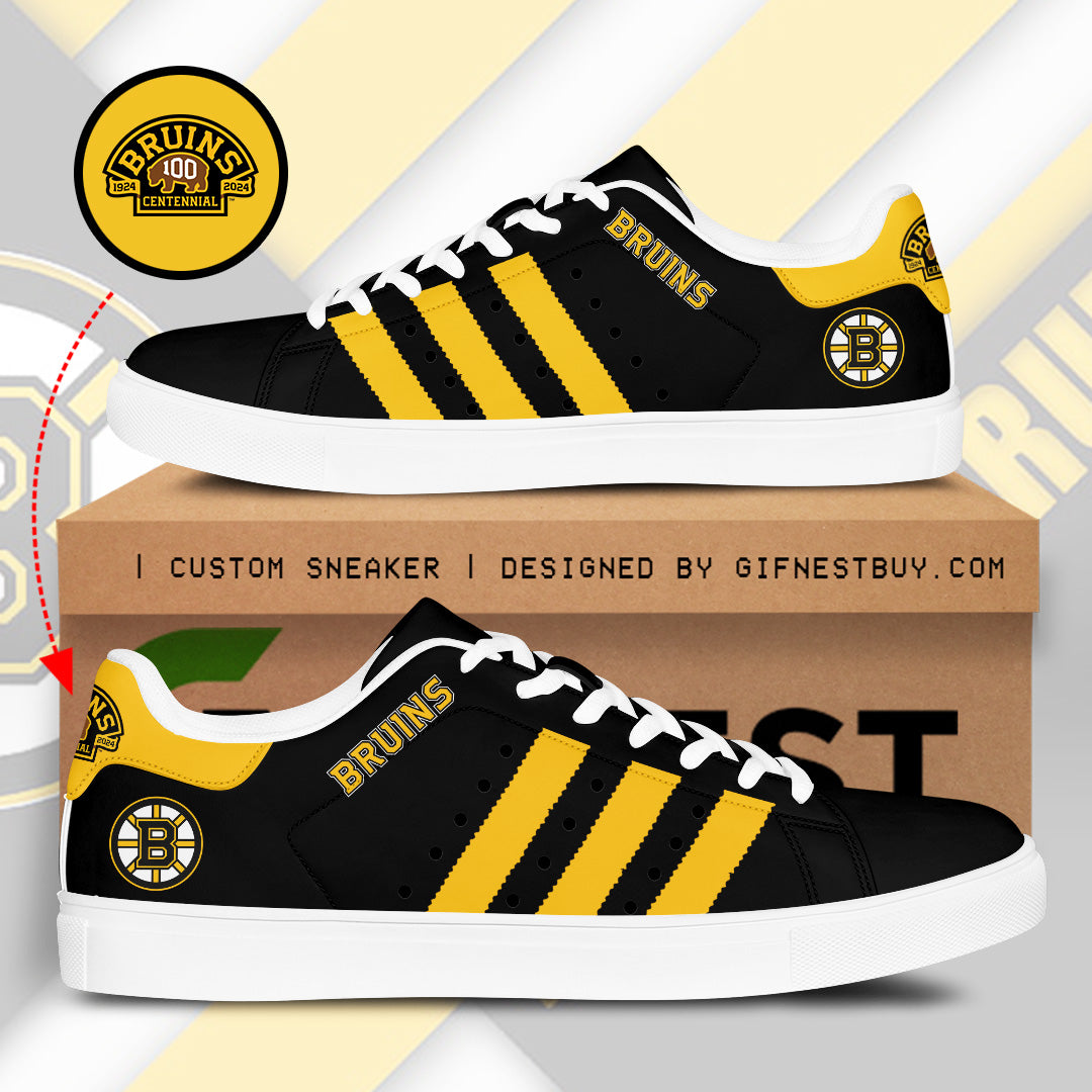 Kirklynnagency Boston Bruins Skate Stan Shoes Sneakes For Men And Women 1 (2)