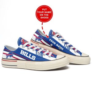 Kirklynnagency Buffalo Bills Low Top Canvas Sneakers Shoes For Men And Women (1)