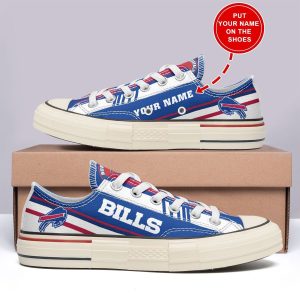 Kirklynnagency Buffalo Bills Low Top Canvas Sneakers Shoes For Men And Women (2)