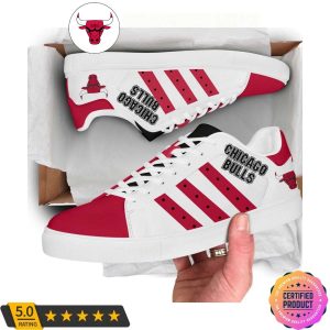 Kirklynnagency Chicago Bulls Skate Stan Shoes Sneakes For Men And Women (1)
