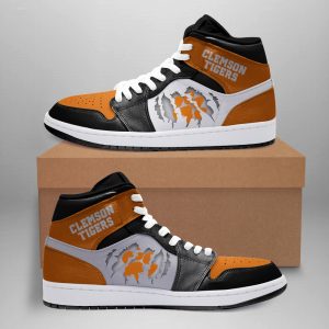 Kirklynnagency Clemson Tigers AJ1 High Sneakers Shoes For Men And Women 4 (1)