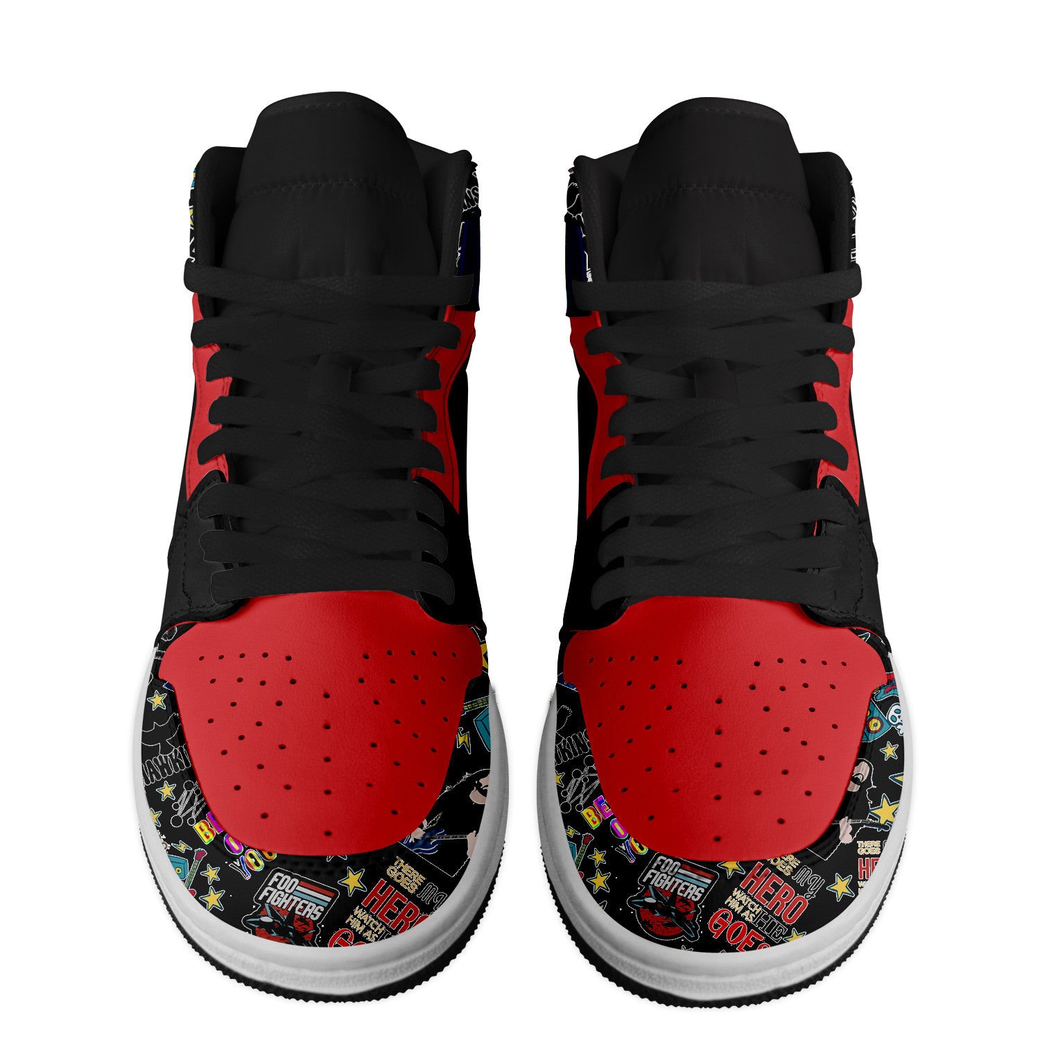 Kirklynnagency Foo Fighters AJ1 High Sneakers Shoes For Men And Women 11 (2)