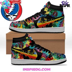 Kirklynnagency Grateful Dead AJ1 High Sneakers Shoes For Men And Women 11 (1)