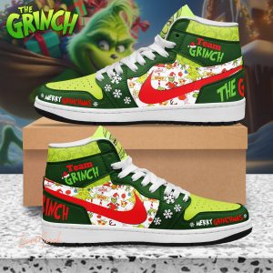 Kirklynnagency Grinch AJ1 High Sneakers Shoes For Men And Women 1 (1)