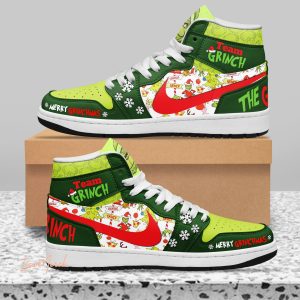 Kirklynnagency Grinch AJ1 High Sneakers Shoes For Men And Women 1 (2)
