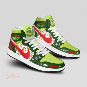 Kirklynnagency Grinch AJ1 High Sneakers Shoes For Men And Women 1 (3)