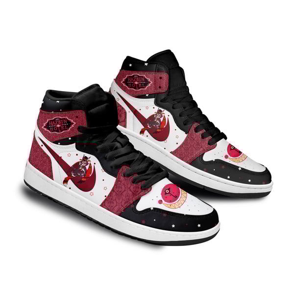 Kirklynnagency Hazbin Hotel AJ1 High Sneakers Shoes For Men And Women (2)
