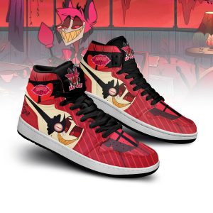 Kirklynnagency Hazbin Hotel AJ1 High Sneakers Shoes For Men And Women (1)