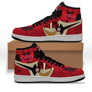 Kirklynnagency Hazbin Hotel AJ1 High Sneakers Shoes For Men And Women (2)