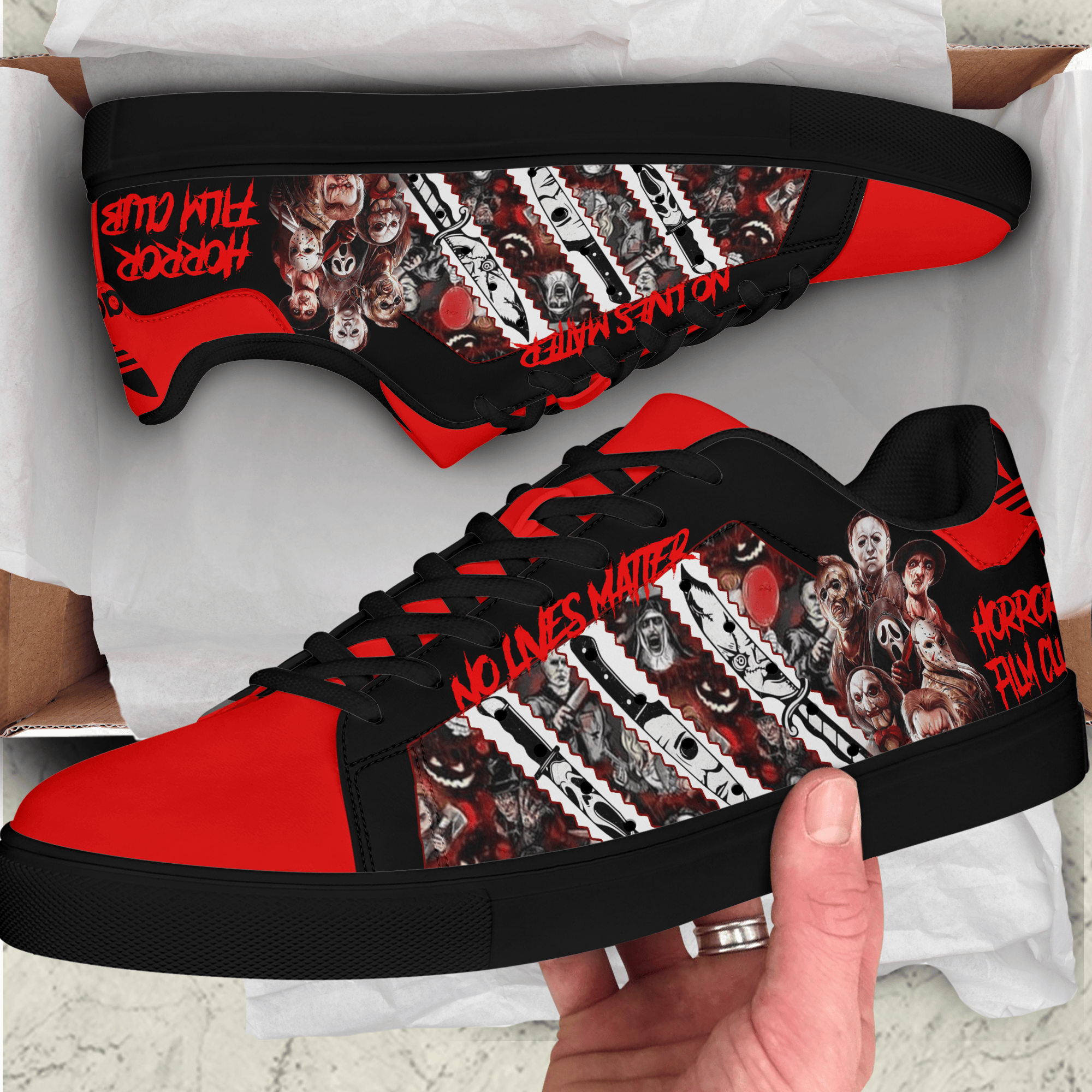 Kirklynnagency Horror Movie Skate Stan Shoes Sneakes For Men And Women 1 (2)