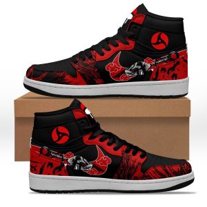 Kirklynnagency Itachi Uchiha AJ1 High Sneakers Shoes For Men And Women 2 (1)