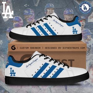 Kirklynnagency Los Angeles Dodgers Skate Stan Shoes Sneakes For Men And Women 1 (2)