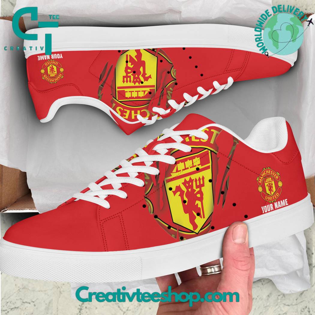 Kirklynnagency Manchester United Skate Stan Shoes Sneakes For Men And Women 1 (2)