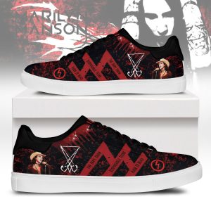 Kirklynnagency Marilyn Manson Skate Stan Shoes Sneakes For Men And Women 1 (1)