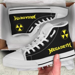 Kirklynnagency Megadeth High Top Canvas Sneakers Shoes For Men And Women (2)