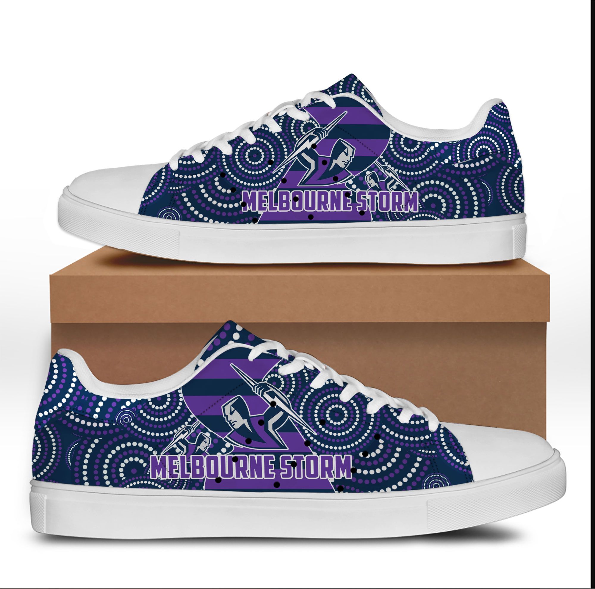 Kirklynnagency Melbourne Storm Skate Stan Shoes Sneakes For Men And Women 3 (1)