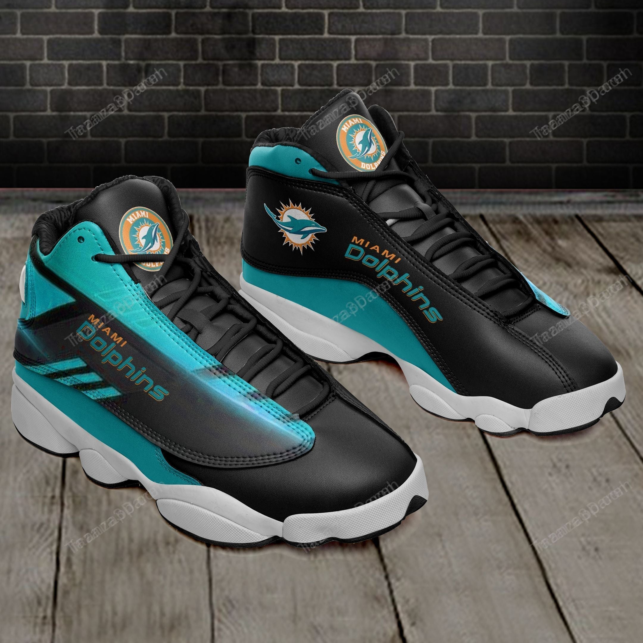 Kirklynnagency Miami Dolphins AJ13 Sneakers Shoes For Men And Women 41 (1)