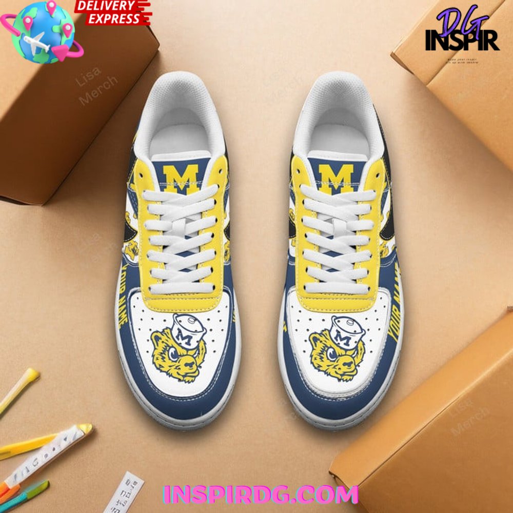 Kirklynnagency Michigan Wolverines Air Low-Top Sneakers Shoes For Men And Women 2 (3)