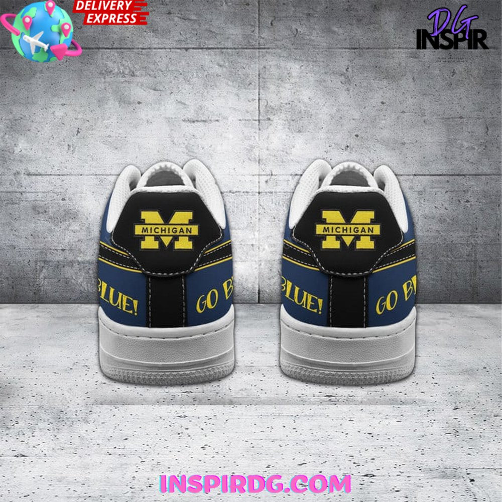 Kirklynnagency Michigan Wolverines Air Low-Top Sneakers Shoes For Men And Women 2 (4)