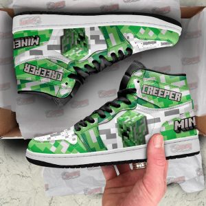 Kirklynnagency Minecraft AJ1 High Sneakers Shoes For Men And Women 12 (2)