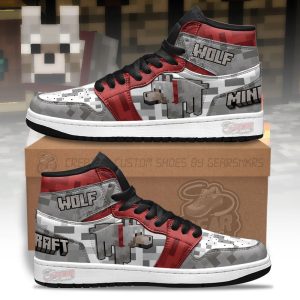 Kirklynnagency Minecraft AJ1 High Sneakers Shoes For Men And Women 5 (1)