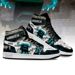 Kirklynnagency Minecraft AJ1 High Sneakers Shoes For Men And Women 6 (2)