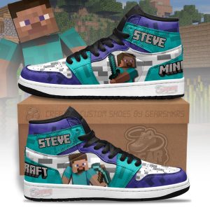 Kirklynnagency Minecraft AJ1 High Sneakers Shoes For Men And Women 7 (1)