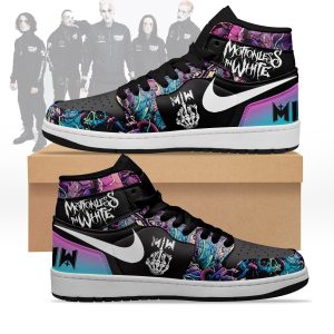 Kirklynnagency Motionless in White AJ1 High Sneakers Shoes For Men And Women 3 (1)