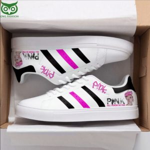 Kirklynnagency Pink Skate Stan Shoes Sneakes For Men And Women (2)