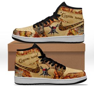 Kirklynnagency Pirates of the Caribbean AJ1 High Sneakers Shoes For Men And Women 6 (2)
