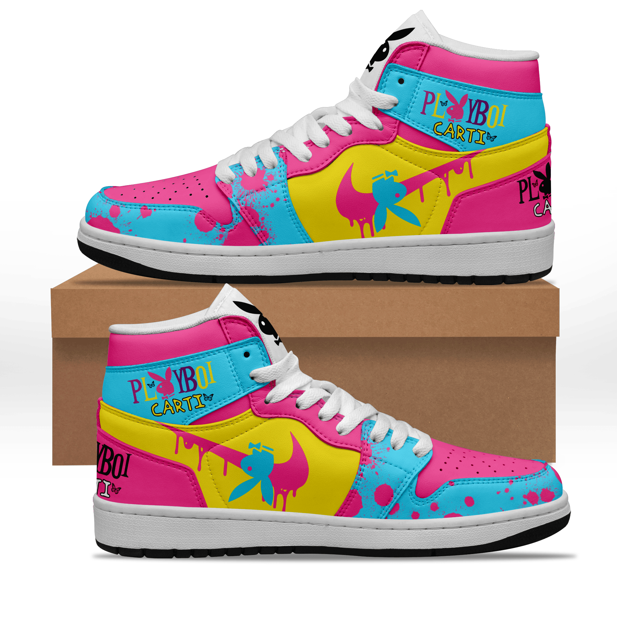 Kirklynnagency Playboi Carti AJ1 High Sneakers Shoes For Men And Women 1 (1)