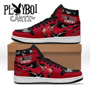 Kirklynnagency Playboi Carti AJ1 High Sneakers Shoes For Men And Women 2 (1)