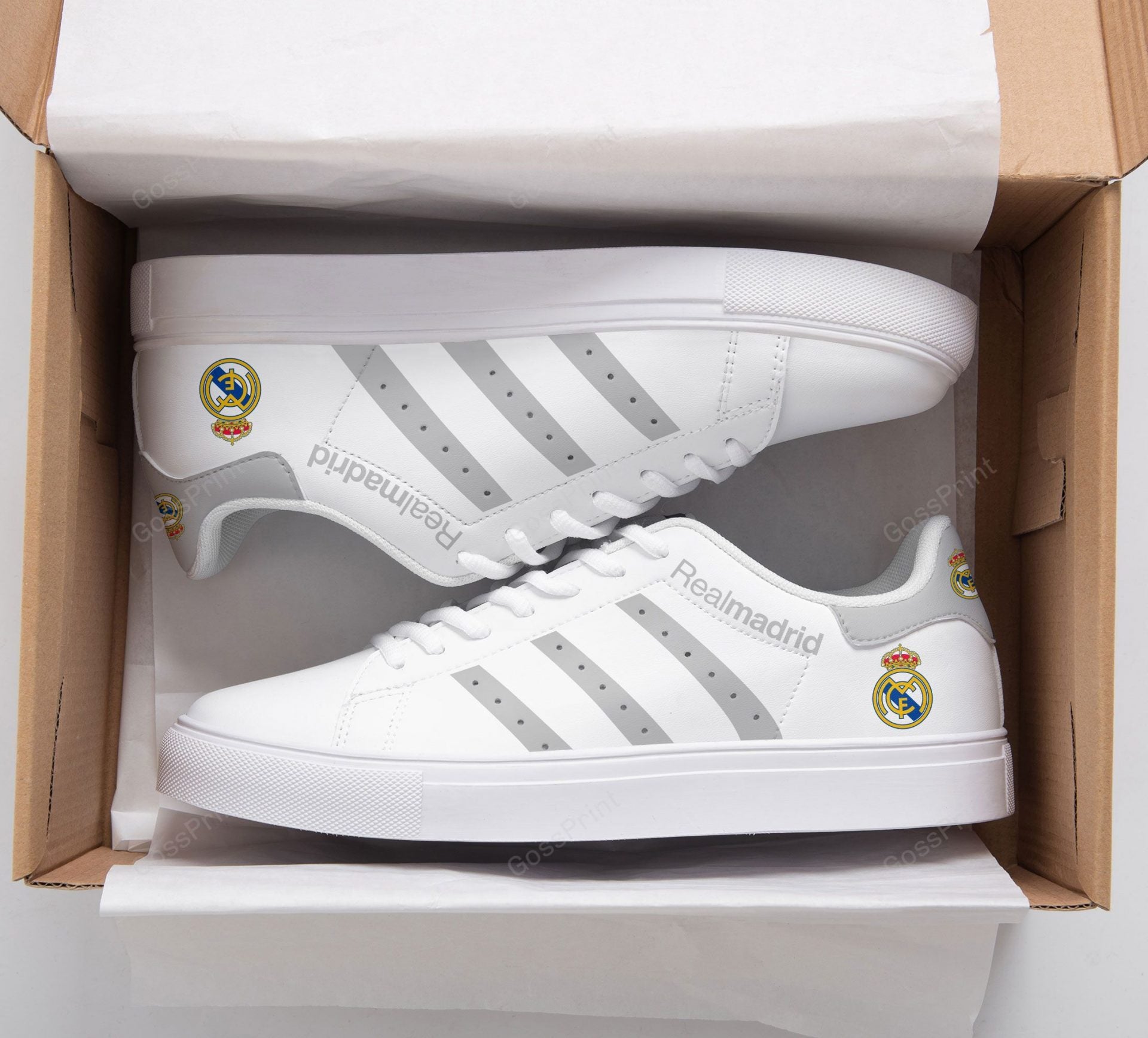 Kirklynnagency Real Madrid Skate Stan Shoes Sneakes For Men And Women (1)