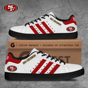 Kirklynnagency San Francisco 49ers Skate Stan Shoes Sneakes For Men And Women 2 (2)