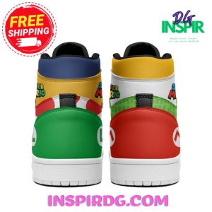 Kirklynnagency Super Mario AJ1 High Sneakers Shoes For Men And Women 12 (3)