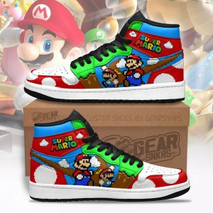Kirklynnagency Super Mario AJ1 High Sneakers Shoes For Men And Women 7 (1)