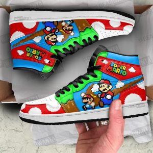 Kirklynnagency Super Mario AJ1 High Sneakers Shoes For Men And Women 7 (2)