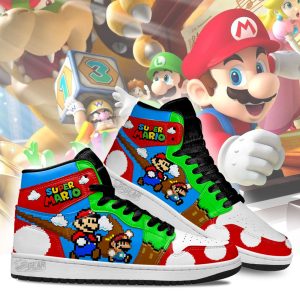 Kirklynnagency Super Mario AJ1 High Sneakers Shoes For Men And Women 7 (3)