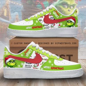 Kirklynnagency The Grinch Air Low-Top Sneakers Shoes For Men And Women 9 (1)