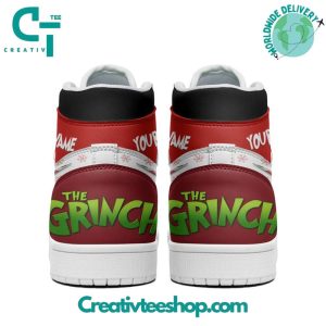 Kirklynnagency The Grinch AJ1 High Sneakers Shoes For Men And Women 3 (3)