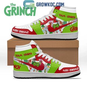 Kirklynnagency The Grinch AJ1 High Sneakers Shoes For Men And Women 6 (1)