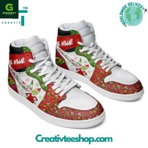 Kirklynnagency The Grinch Christmas AJ1 High Sneakers Shoes For Men And Women (2)